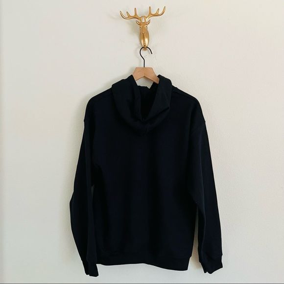 UNISEX BLACK/WHITE Designer Inspired Custom Hoodie Hooded Sweatshirt NWOT - Picture 2 of 5